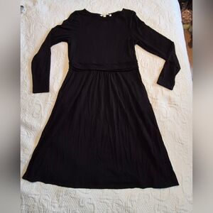 Boden women's size 12 R US Amelie dress black soft jersey fabric EUC